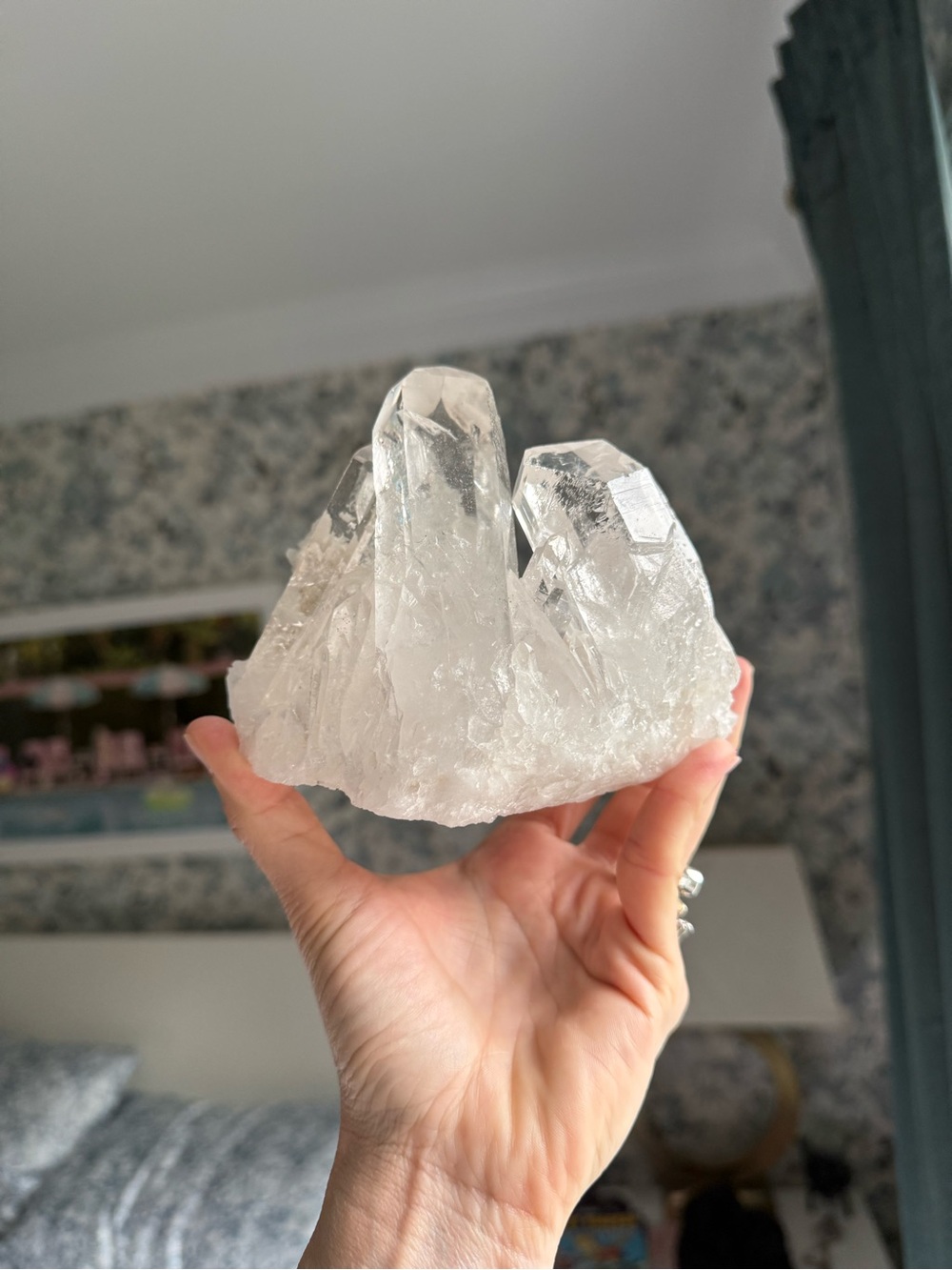 Beautiful Natural clear quartz cluster specimen from Brazil Natural Decor - Picture 6 of 12